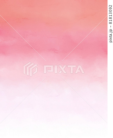 背景素材 グラデーションに滲んだ水彩絵具 ピンクのイラスト素材