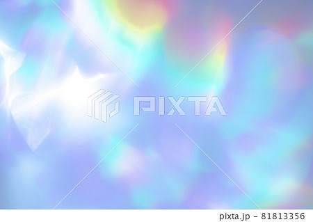 ライトブルー系キラキラファンタジー背景素材 81813356