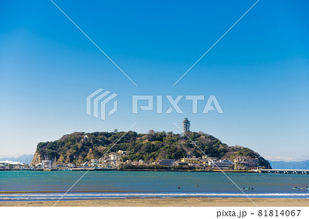 【江の島弁天橋とシーキャンドル】 【江の島弁天橋とシーキャンドル】 81814067