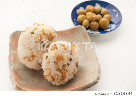 山椒とちりめんじゃこ、おにぎり 81814344