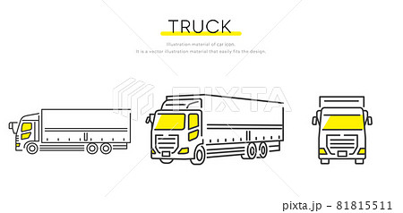 ベクターイラスト素材 トラック アイコンのイラスト素材