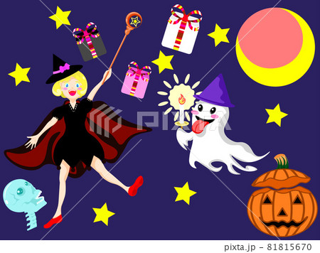 ハロウィン　イメージ　素材　イラスト 81815670