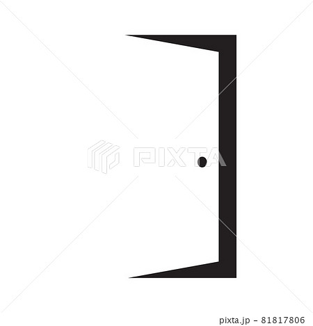 Door frame icon vector entrance symbol for graphic design, logo, website, social media, mobile app, UI illustration 81817806