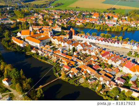 Cityscape of Telc, Czech Republic Cityscape of Telc, Czech Republic 81817923