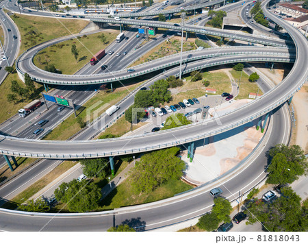 Highway interchange in Barcelona Highway interchange in Barcelona 81818043