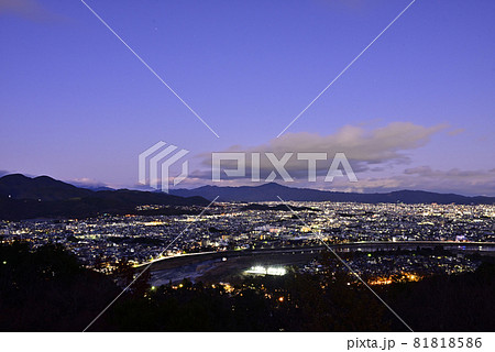 嵐山花灯路 いわたやま(嵐山モンキーパーク)からの夜景 嵐山花灯路 いわたやま(嵐山モンキーパーク)からの夜景 81818586