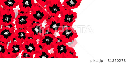 Happy birthday, holiday, celebration greeting and invitation card. Colorful floral banner with color flowers on light background. Layout template. Modern floral compositions with summer branches 81820278