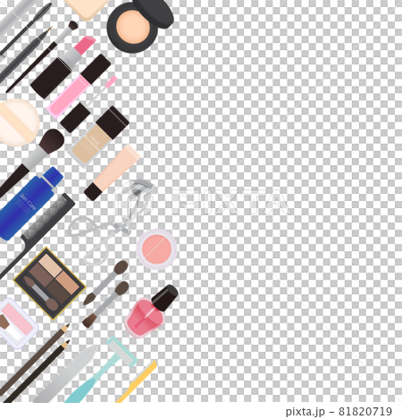 Makeup / cosmetics background diagonal Makeup / cosmetics background diagonal 81820719