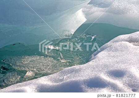 Jokulsarlon closeup, the largest glacier lagoon or lake in south eastern Iceland Jokulsarlon closeup, the largest glacier lagoon or lake in south eastern Iceland 81821777
