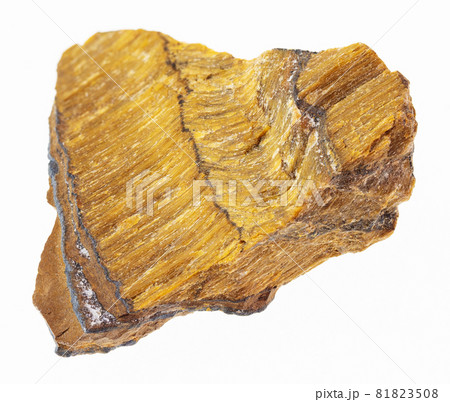 rough tiger's eye stone on white rough tiger's eye stone on white 81823508