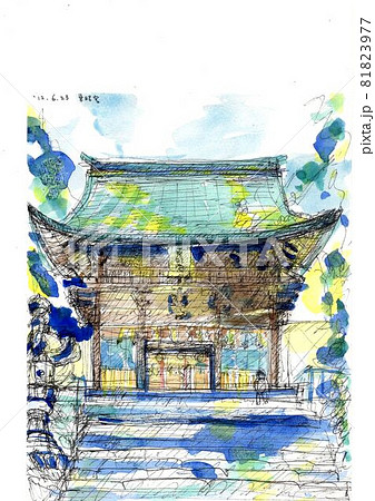 仙台市東照宮　水彩画 81823977