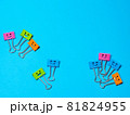 Funny smile metal binder clip 81824955