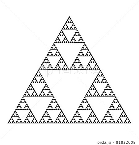 Detailed Sierpinski triangle Detailed Sierpinski triangle 81832608