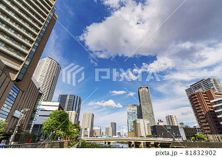 水都大阪 美しい青空 中之島の都市風景 2021年9月上旬 水都大阪 美しい青空 中之島の都市風景 2021年9月上旬 81832902