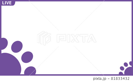 サムネイルフレーム【肉球 左下フリースペース】 (8) 81833432