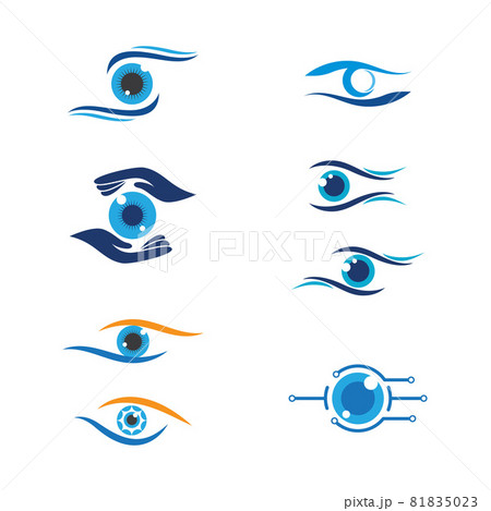 Branding Identity Corporate Eye Care vector 81835023