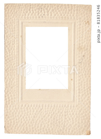 Old photo frame. Vintage paper. Retro card Old photo frame. Vintage paper. Retro card 81835246