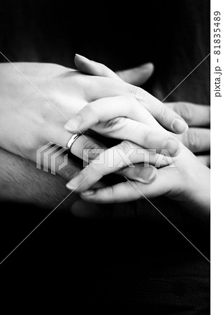 the hands of loving people are intertwined 81835489