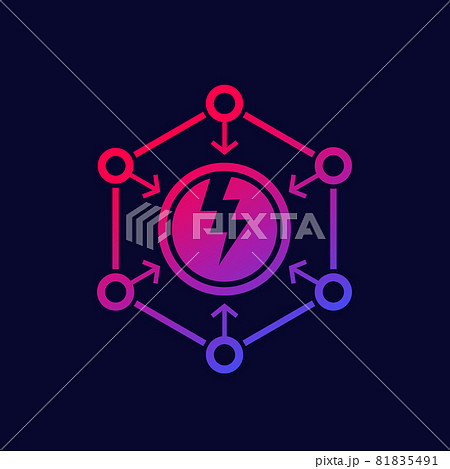 negative, influence impact icon, vector 81835491