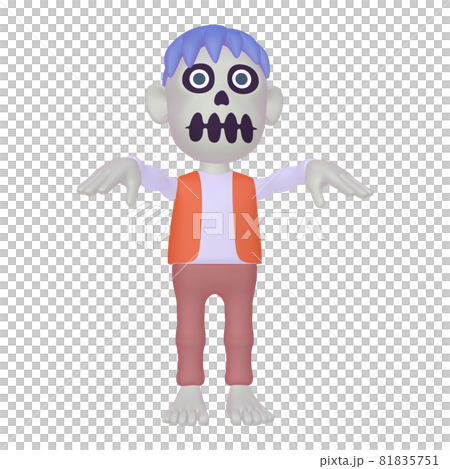 萬聖節插畫素材男殭屍(1_4) 萬聖節插畫素材男殭屍(1_4) 81835751