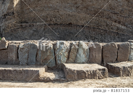 An element of Scythian collective burial - Scythian kurgan An element of Scythian collective burial - Scythian kurgan 81837153