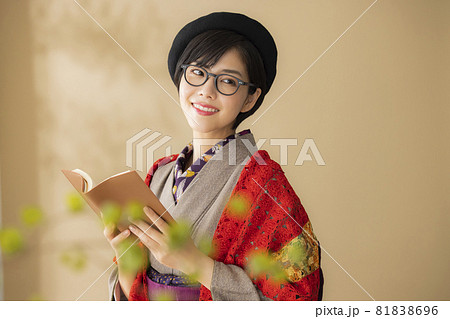 着物　ベレー帽 81838696