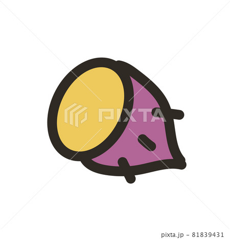 さつまいも・断面 81839431