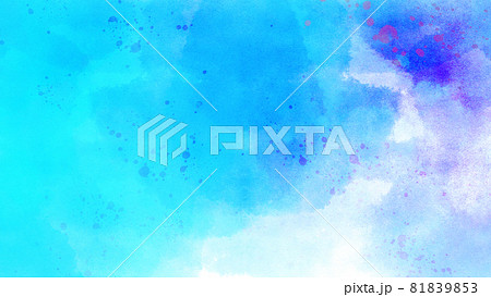 抽象　水色 81839853