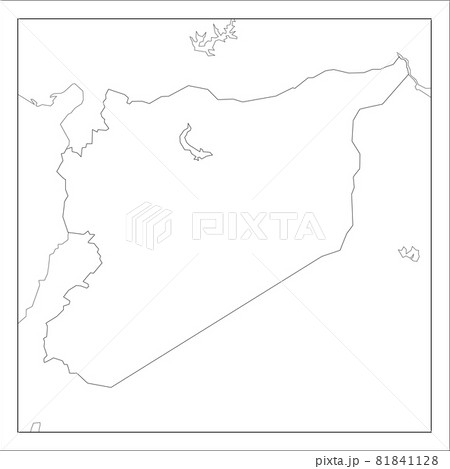 シリアの地図です。 シリアの地図です。 81841128