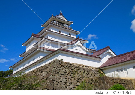 会津鶴ヶ城・天守閣(福島県・会津若松市) 会津鶴ヶ城・天守閣(福島県・会津若松市) 81841969