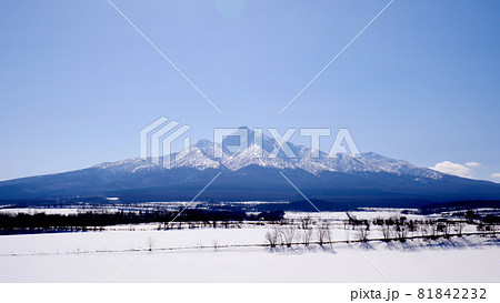 冬の斜里岳 冬の斜里岳 81842232