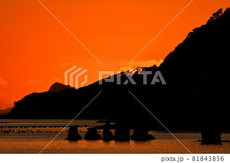 九十九島の夕景 九十九島の夕景 81843856
