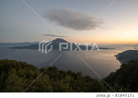 桜島の黄昏 桜島の黄昏 81845151