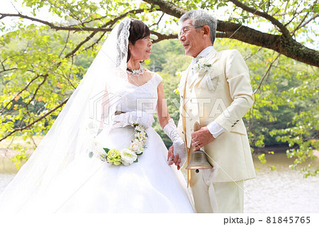シニア世代の結婚フォトウエディング☆老人の婚活再婚 81845765