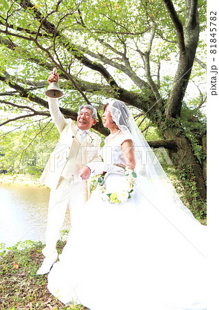 シニア世代の結婚フォトウエディング☆老人の婚活再婚 81845782