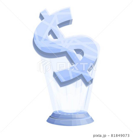 Money hologram icon cartoon vector. Online bank 81849073