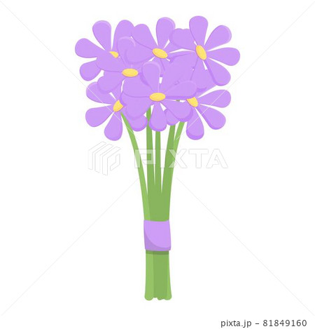 Flower bouquet icon cartoon vector. Floral bunch 81849160