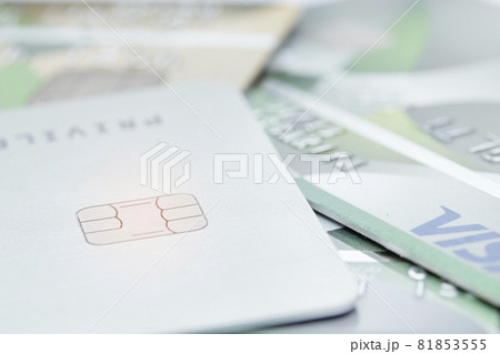 close-up of credit card background. close-up of credit card background. 81853555