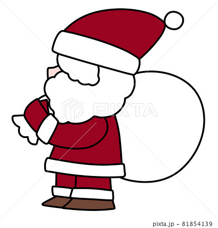 クリスマス素材 かわいいサンタさんのイラスト素材