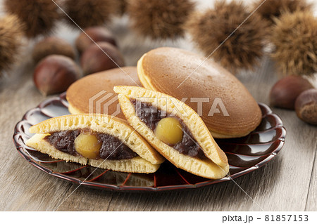どら焼き　栗どら焼き 81857153