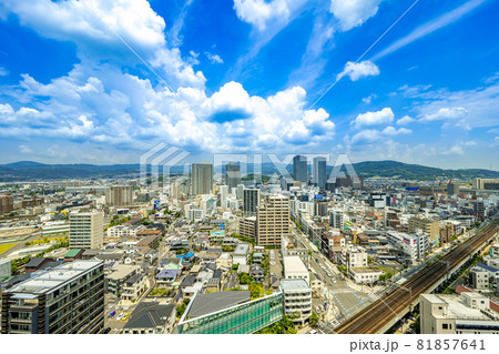 高槻市役所からの展望 〜北側〜 【大阪都市風景】 高槻市役所からの展望 〜北側〜 【大阪都市風景】 81857641