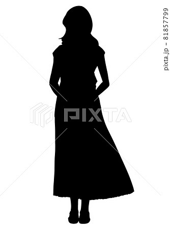 female silhouette full body