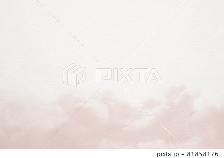 水彩_ピンク_和紙_背景_テクスチャ 81858176