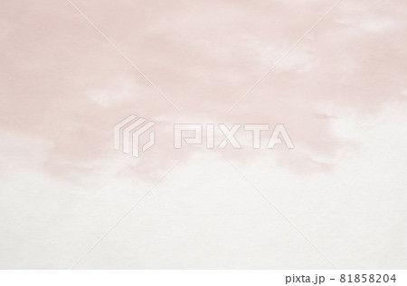 水彩_ピンク_和紙_背景_テクスチャ 81858204