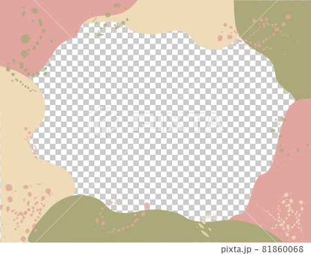 和モダンな背景イラスト　ピンク系 81860068