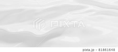 White cosmetic cream background 3D render 81861648