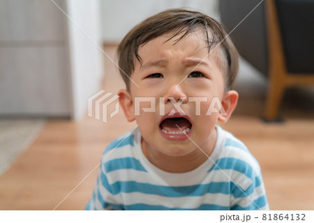 イヤイヤ期の子供　男の子 81864132