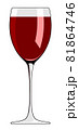Glass of wine 81864746