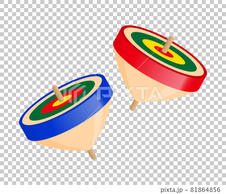 おもちゃのコマ おもちゃのコマ 81864856