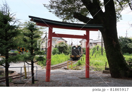 西濃鉄道　鳥居と貨物線 81865917